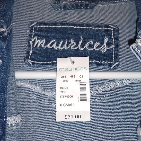 NWT Maurices Jean Jacket - Picture 5 of 5